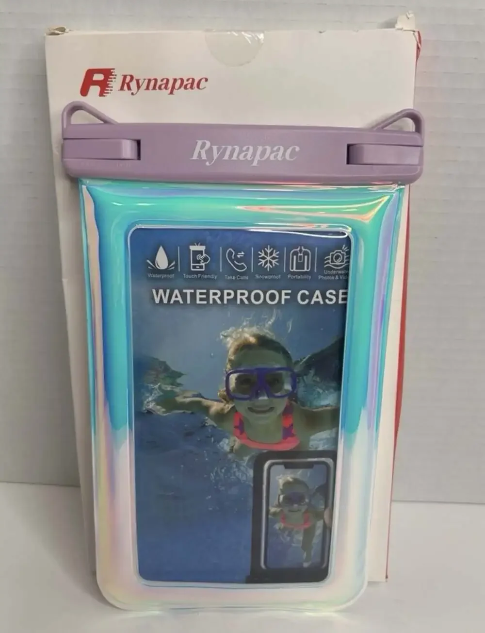 Waterproof Phone Pouch Floating, IPX8 Underwater Cellphone Holder With Lanyard